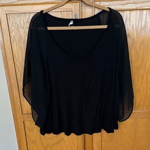Elegant Black Women's Top